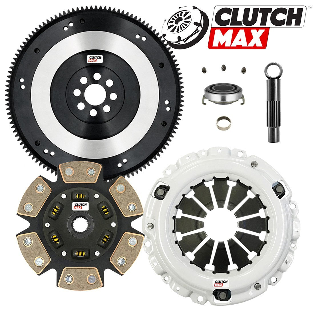 CLUTCHMAX STAGE 3 CLUTCH KIT & PERFORMANCE CHROMOLY FLYWHEEL BUNDLE SET [CM08137HDCLSF-ST3]