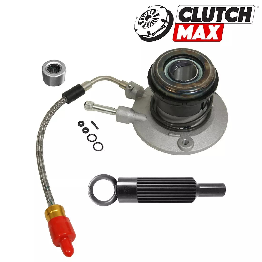 CLUTCHMAX  STAGE 5 CLUTCH KIT & PERFORMANCE CHROMOLY FLYWHEEL WITH SLAVE CYLINDER BUNDLE SET [CM04273HDDWS-LSF04173-ST5]