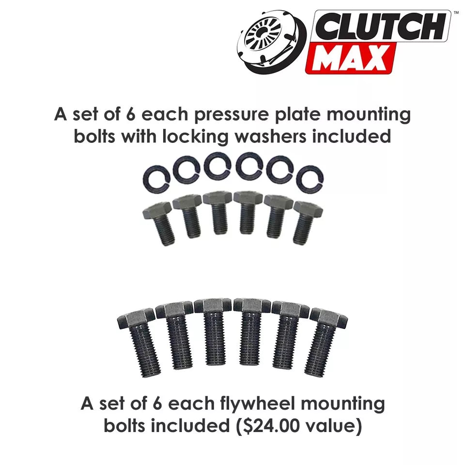 CLUTCHMAX STAGE 4 CLUTCH KIT & PERFORMANCE CHROMOLY FLYWHEEL BUNDLE SET [CM03164HDCLSF-ST4]