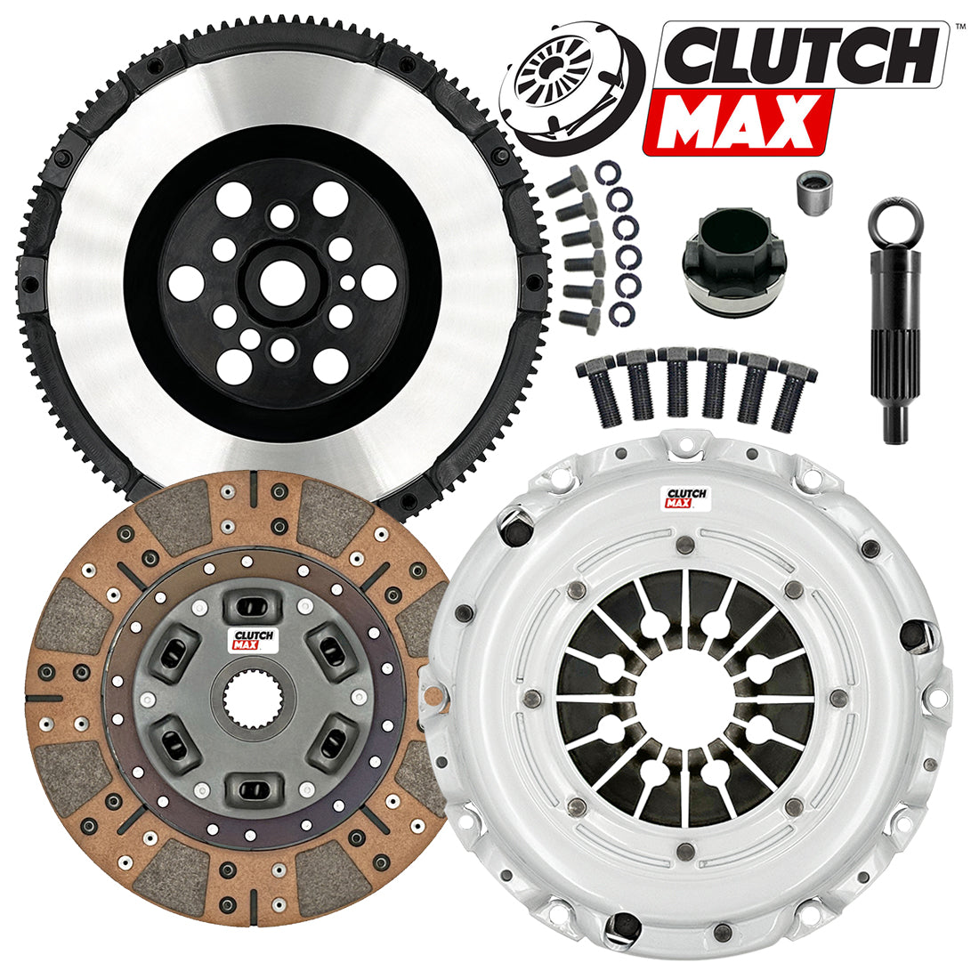 CLUTCHMAX STAGE 3 CLUTCH KIT & PERFORMANCE CHROMOLY FLYWHEEL BUNDLE SET [CM03164DFLSF-ST3]
