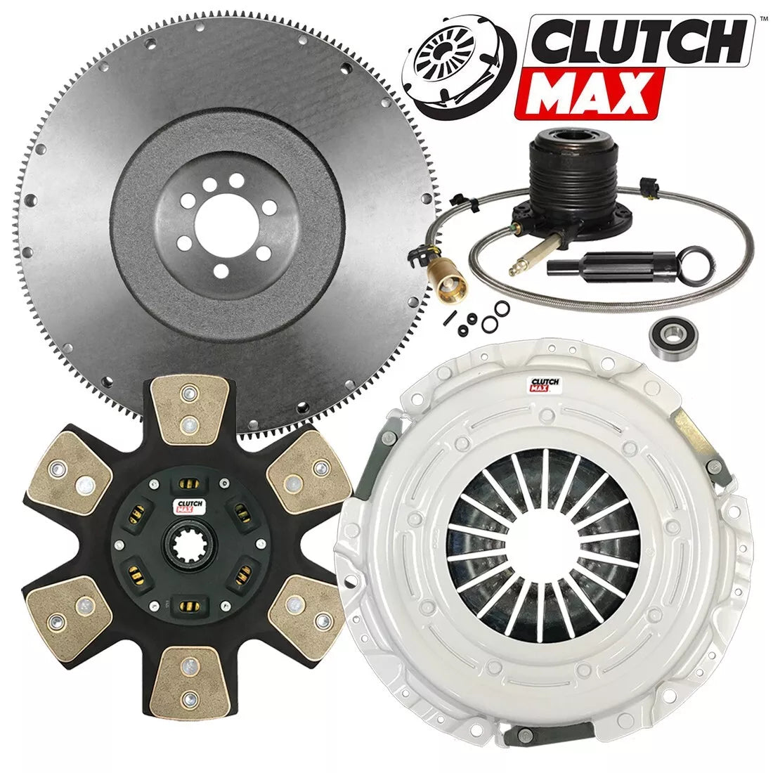 CLUTCHMAX  STAGE 3 CLUTCH KIT & FLYWHEEL BUNDLE SET [CM04151HDCWS-FW167575-ST3]