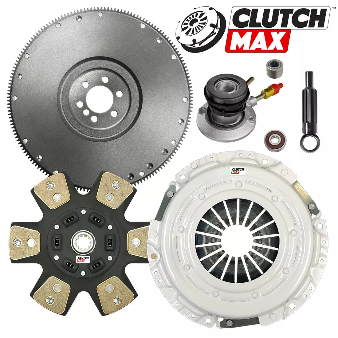 CLUTCHMAX  STAGE 3 CLUTCH KIT & FLYWHEEL BUNDLE SET [CM04153HDCWS-FW167529-ST3]