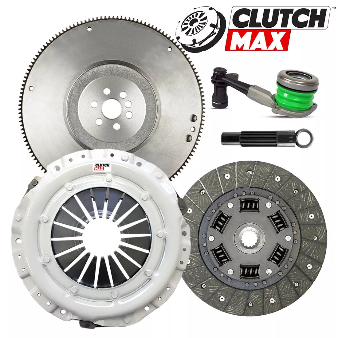 CLUTCHMAX  OEM CLUTCH KIT & FLYWHEEL WITH SLAVE CYLINDER BUNDLE SET [CM04159HDWS-FW167500-CK]
