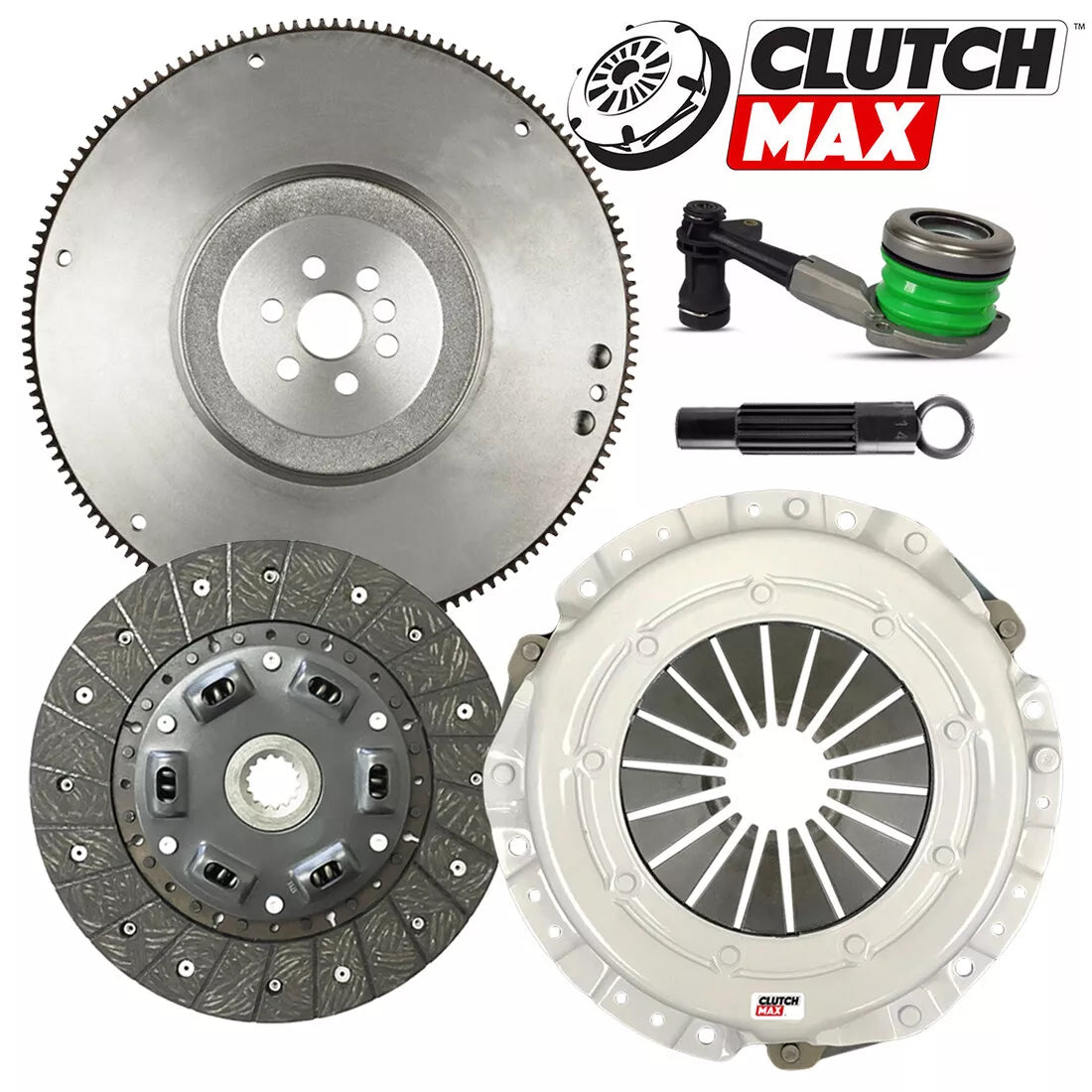 CLUTCHMAX  STAGE 1 CLUTCH KIT & FLYWHEEL WITH SLAVE CYLINDER BUNDLE SET [CM04159HDWS-FW167500-ST1]