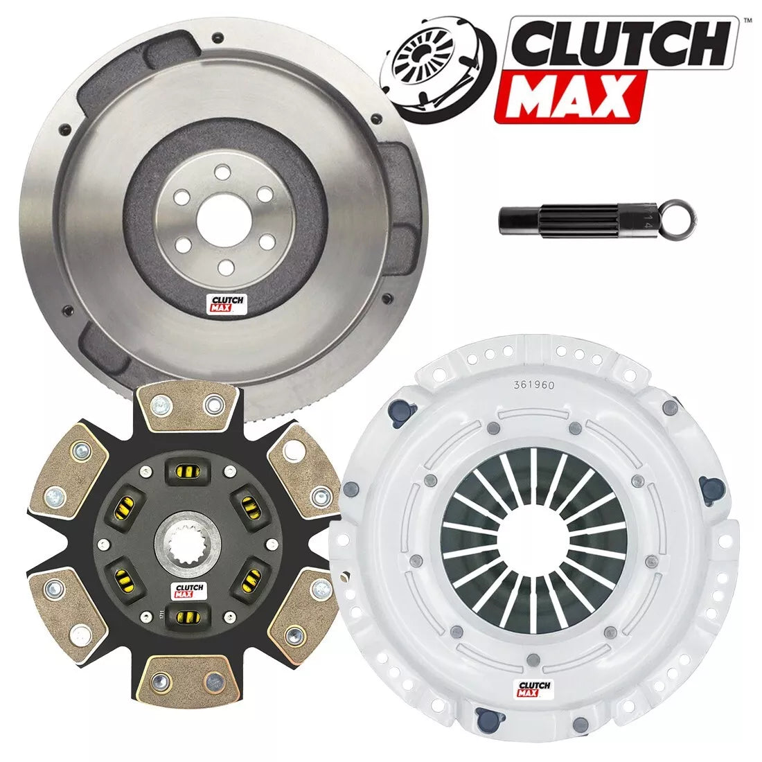 CLUTCHMAX  STAGE 3 CLUTCH KIT & FLYWHEEL BUNDLE SET [CM04162HDCFW-ST3]