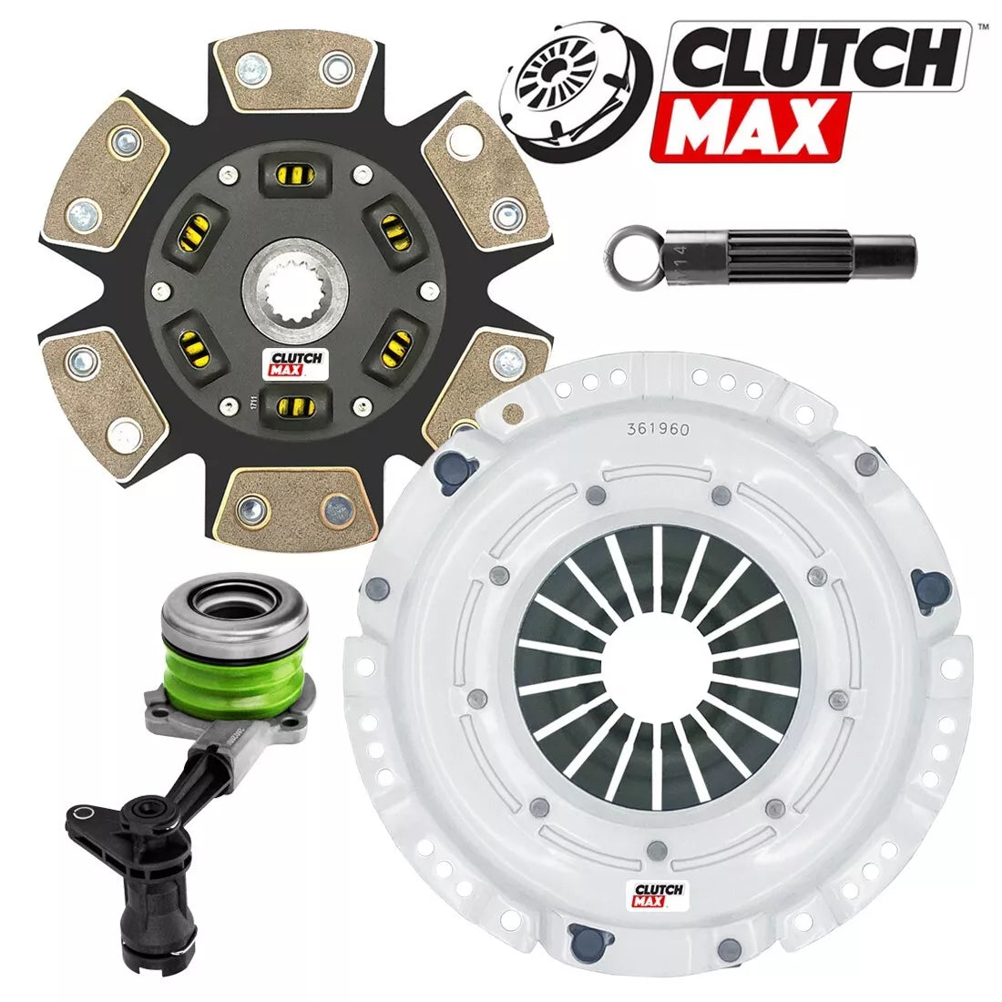 CLUTCHMAX  STAGE 3 CLUTCH KIT WITH SLAVE CYLINDER BUNDLE SET [CM04162HDCWS-ST3]