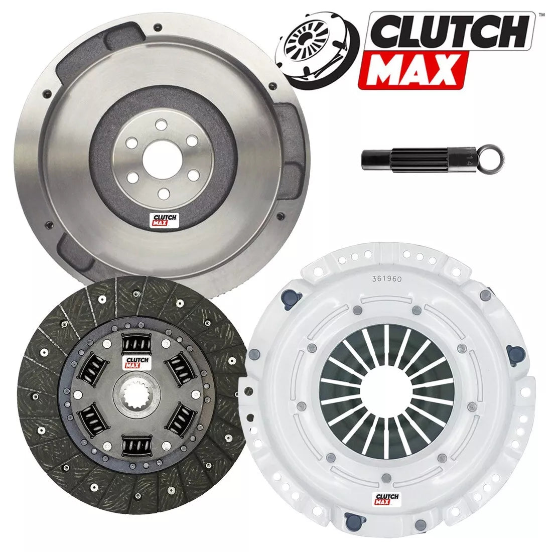 CLUTCHMAX  STAGE 2 CLUTCH KIT & FLYWHEEL BUNDLE SET [CM04549HD-FW167654-ST2]