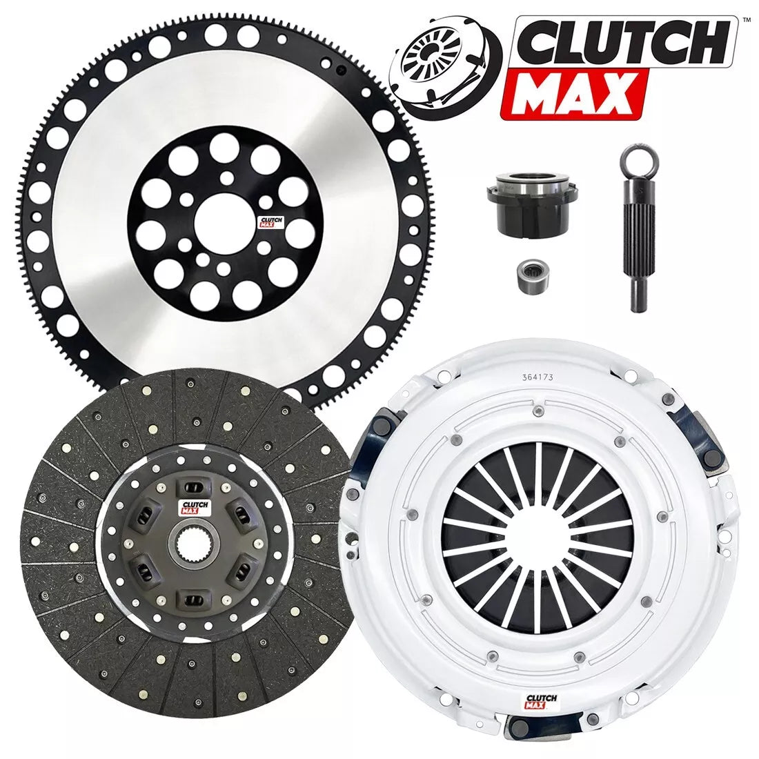 CLUTCHMAX  STAGE 2 CLUTCH KIT & PERFORMANCE CHROMOLY FLYWHEEL BUNDLE SET [CM04173HDLSF-ST2]