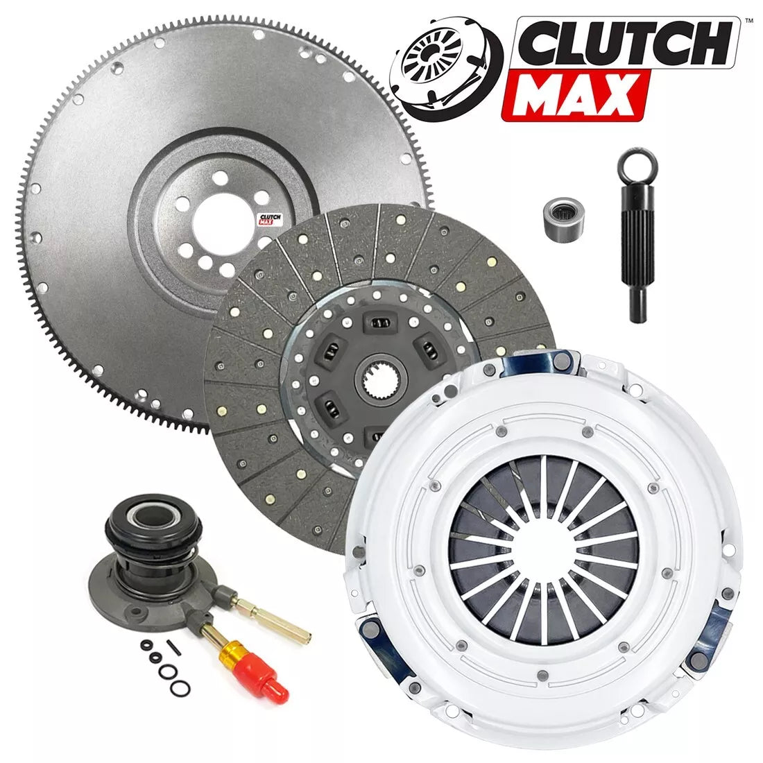 CLUTCHMAX  OEM CLUTCH KIT & FLYWHEEL WITH SLAVE CYLINDER BUNDLE SET [CM04173HDWS-FW167578-CK]