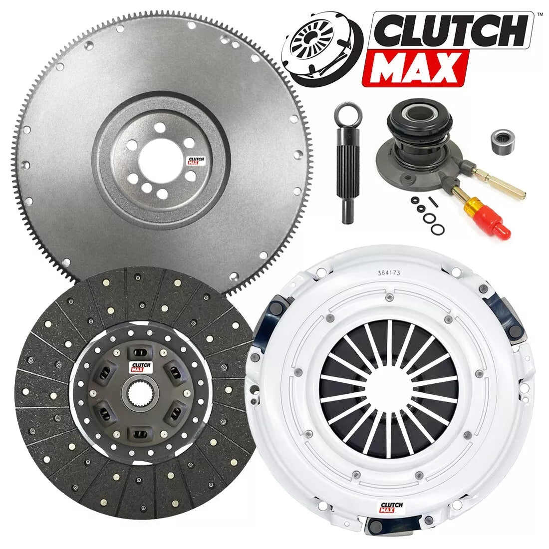 CLUTCHMAX  STAGE 2 CLUTCH KIT & FLYWHEEL WITH SLAVE CYLINDER BUNDLE SET [CM04173HDWS-FW167578-ST2]