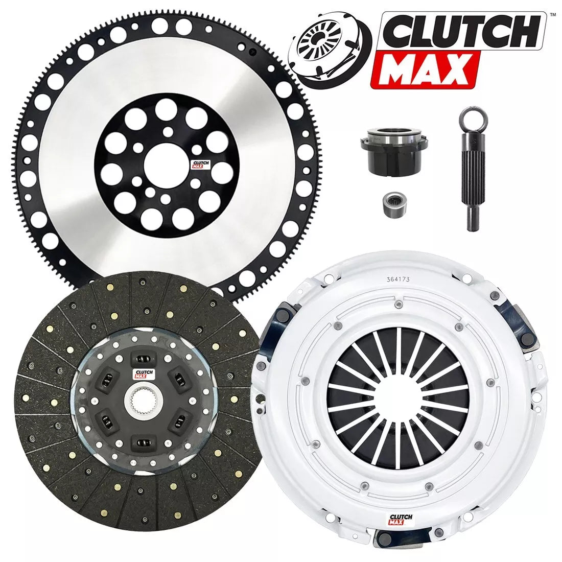 CLUTCHMAX  STAGE 2 CLUTCH KIT & PERFORMANCE CHROMOLY FLYWHEEL BUNDLE SET [CM04173SBLSF-ST2X]