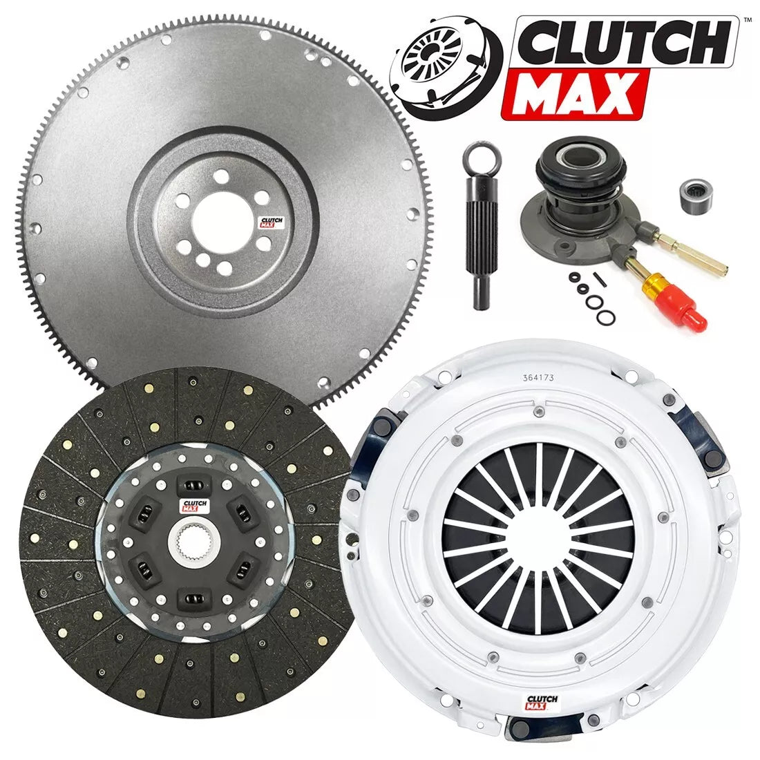 CLUTCHMAX  STAGE 2 CLUTCH KIT & FLYWHEEL WITH SLAVE CYLINDER BUNDLE SET [CM04173SBWS-FW167578-ST2R]