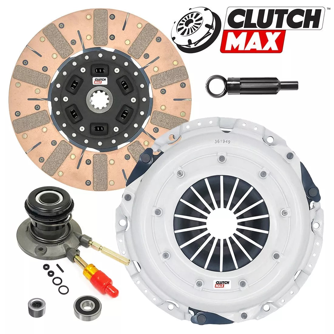 CLUTCHMAX  STAGE 3 CLUTCH KIT WITH SLAVE CYLINDER BUNDLE SET [CM04181DFWS-ST3]