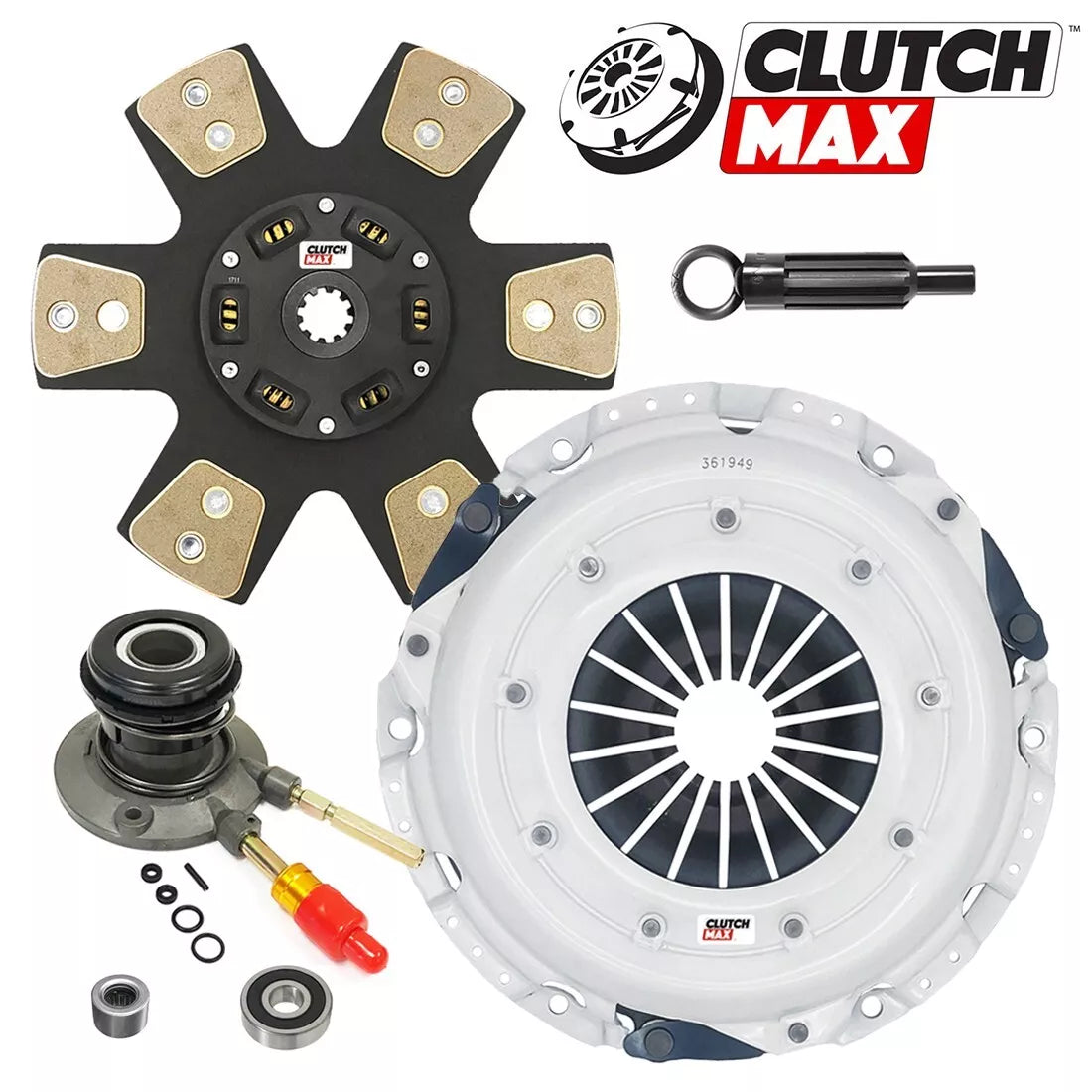 CLUTCHMAX  STAGE 4 CLUTCH KIT WITH SLAVE CYLINDER BUNDLE SET [CM04181HDCWS-ST4]