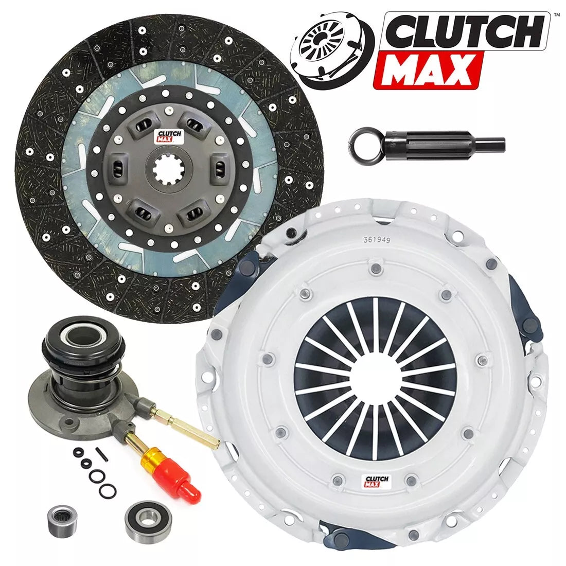 CLUTCHMAX  STAGE 2 CLUTCH KIT WITH SLAVE CYLINDER BUNDLE SET [CM04181HDWS-ST2]