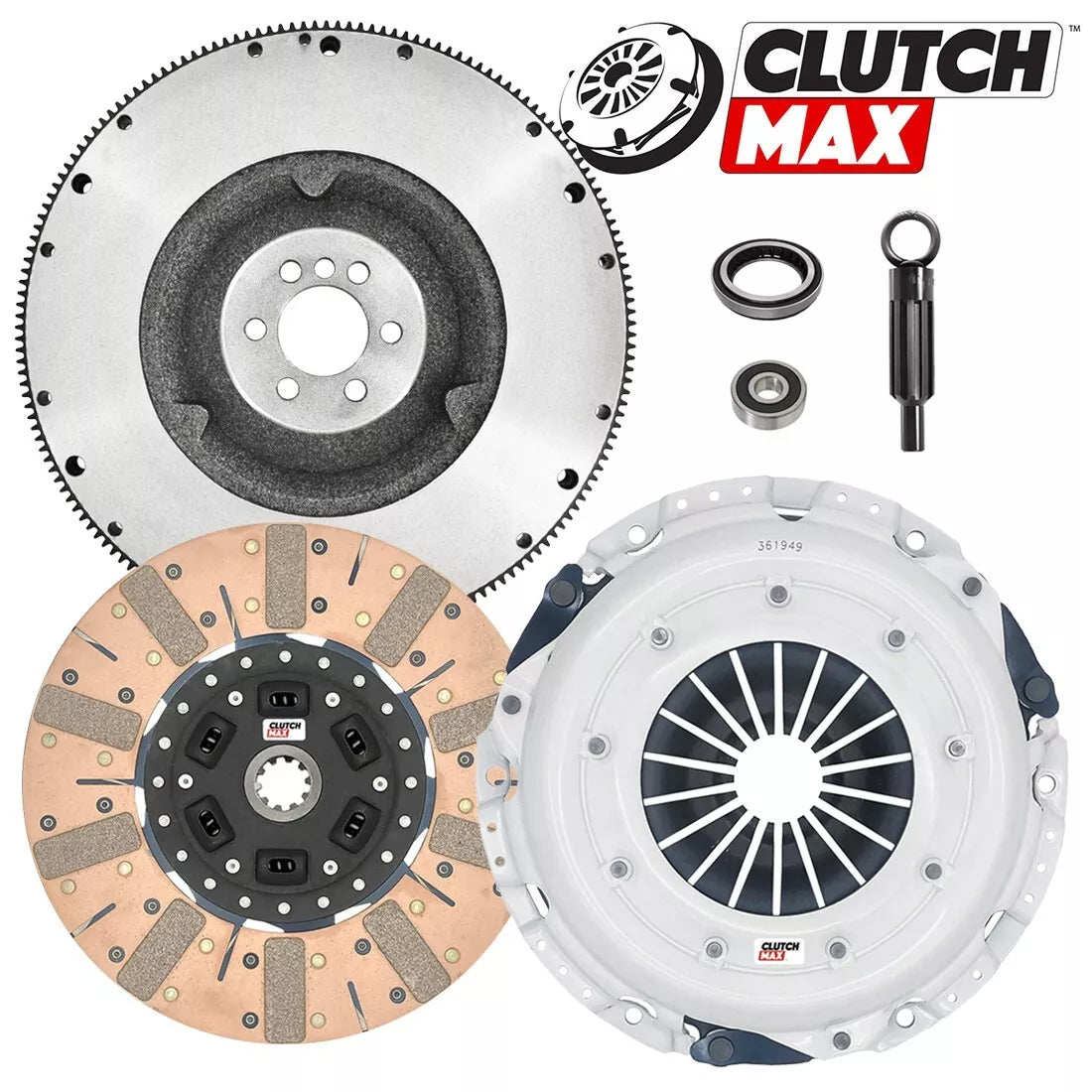 CLUTCHMAX  STAGE 3 CLUTCH KIT & FLYWHEEL BUNDLE SET [CM04182DF-FW167577-ST3]