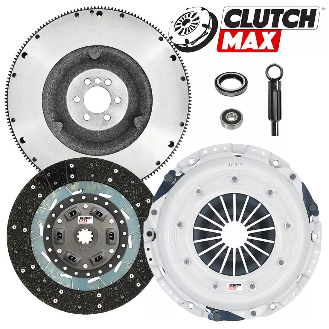 CLUTCHMAX  STAGE 2 CLUTCH KIT & FLYWHEEL BUNDLE SET [CM04182HD-FW167577-ST2]