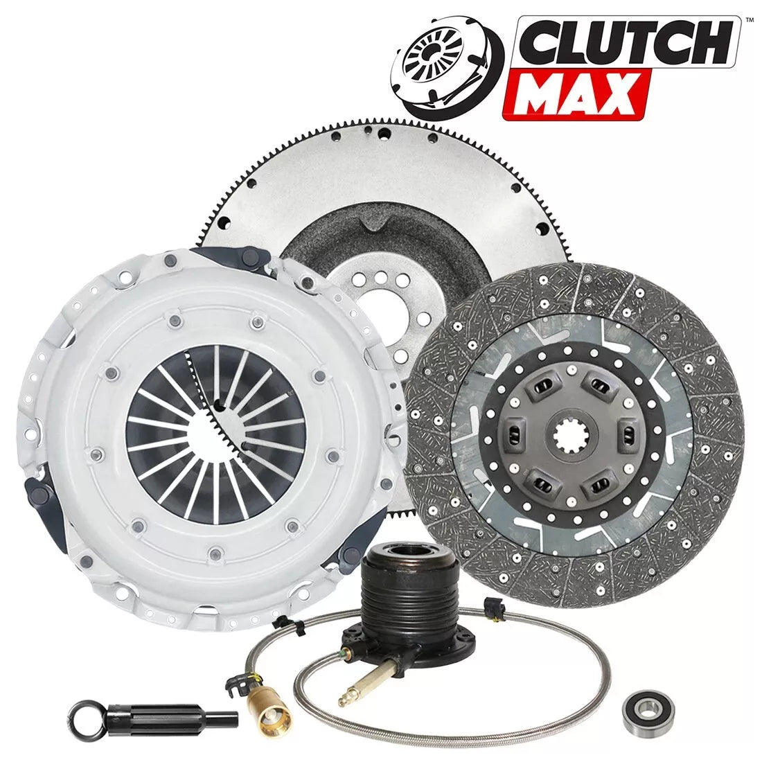 CLUTCHMAX  OEM CLUTCH KIT & FLYWHEEL WITH SLAVE CYLINDER BUNDLE SET [CM07054HDWS-FW167940-CK]