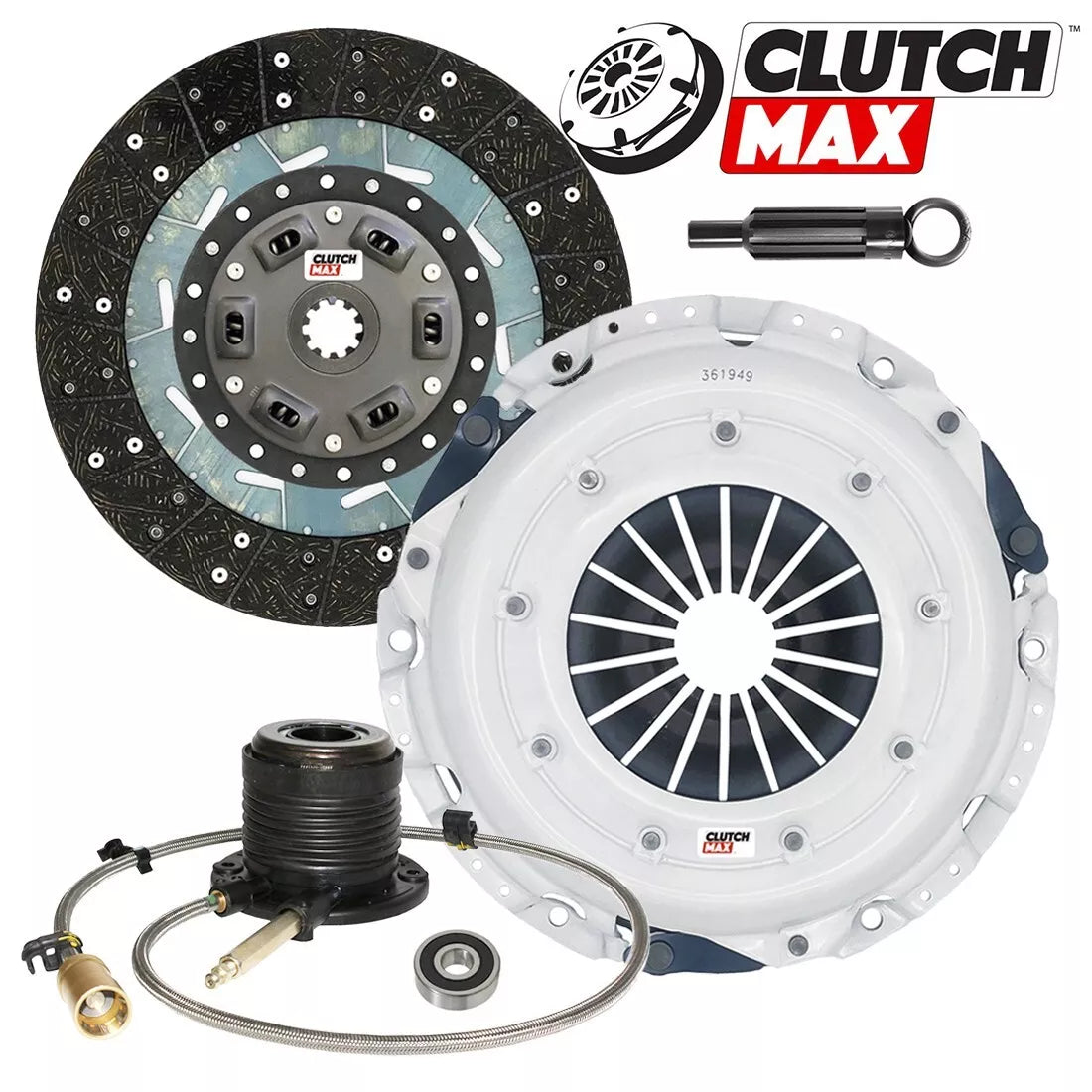 CLUTCHMAX  STAGE 2 CLUTCH KIT WITH SLAVE CYLINDER BUNDLE SET [CM04182HDWS-ST2]