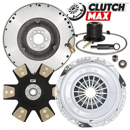 CLUTCHMAX  STAGE 5 CLUTCH KIT & FLYWHEEL WITH SLAVE CYLINDER BUNDLE SET [CM04201HDDWS-FW167577-ST5]