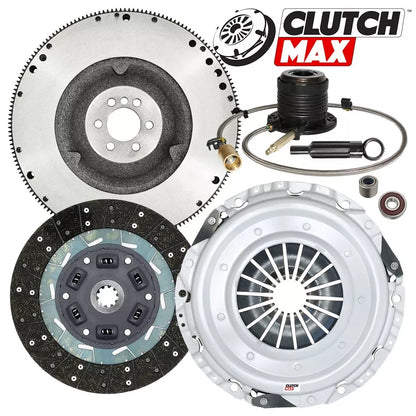 CLUTCHMAX  STAGE 2 CLUTCH KIT & FLYWHEEL WITH SLAVE CYLINDER BUNDLE SET [CM04201HDWS-FW167577-ST2]
