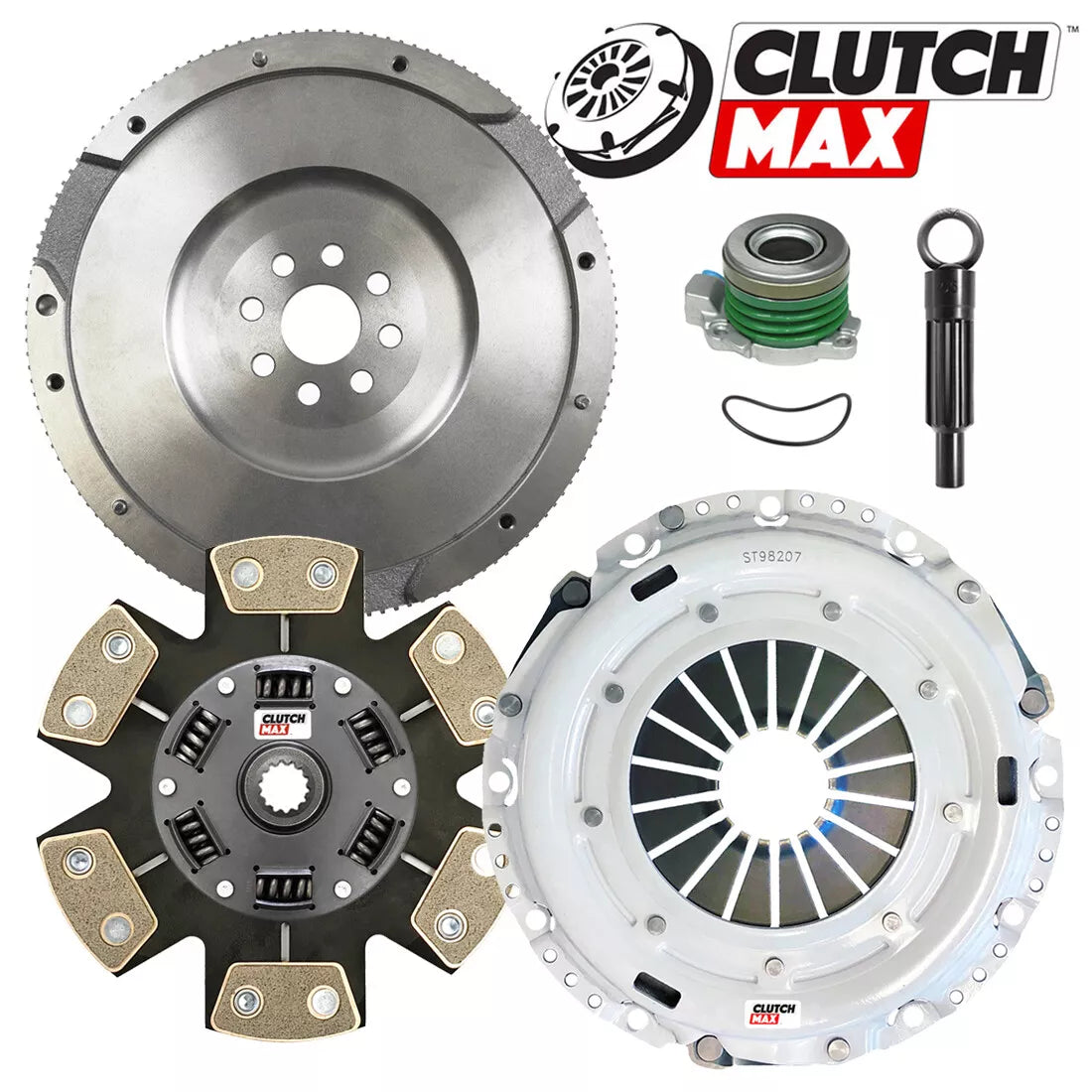 CLUTCHMAX  STAGE 3 CLUTCH KIT & FLYWHEEL WITH SLAVE CYLINDER BUNDLE SET [CM04220HDCWS-FW167587-ST3]