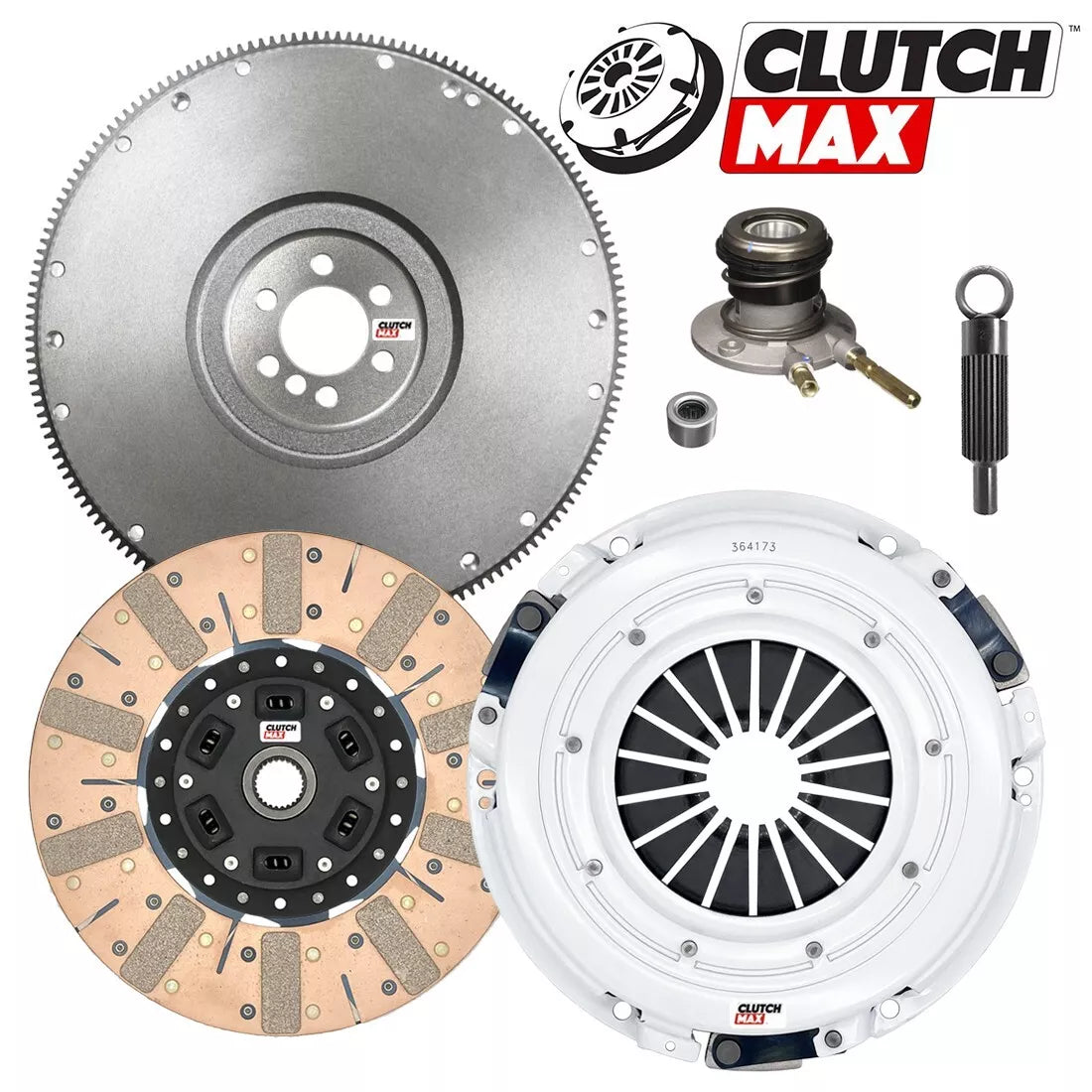 CLUTCHMAX STAGE 3 CLUTCH KIT & FLYWHEEL WITH SLAVE CYLINDER BUNDLE SET [CM04222DFWS-FW167578-ST3]
