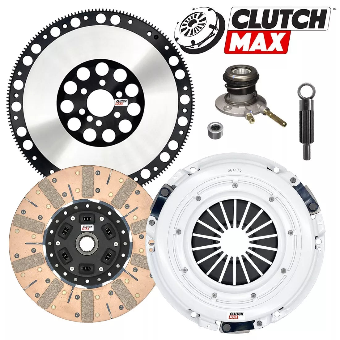 CLUTCHMAX STAGE 3 CLUTCH KIT & PERFORMANCE CHROMOLY FLYWHEEL BUNDLE SET [CM04222DFWS-LSF04173-ST3]