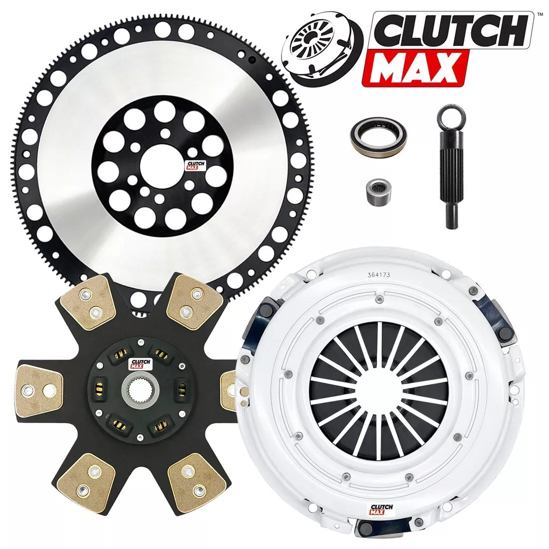 CLUTCHMAX STAGE 4 CLUTCH KIT & PERFORMANCE CHROMOLY FLYWHEEL BUNDLE SET [CM04222HDCLSF-ST4]