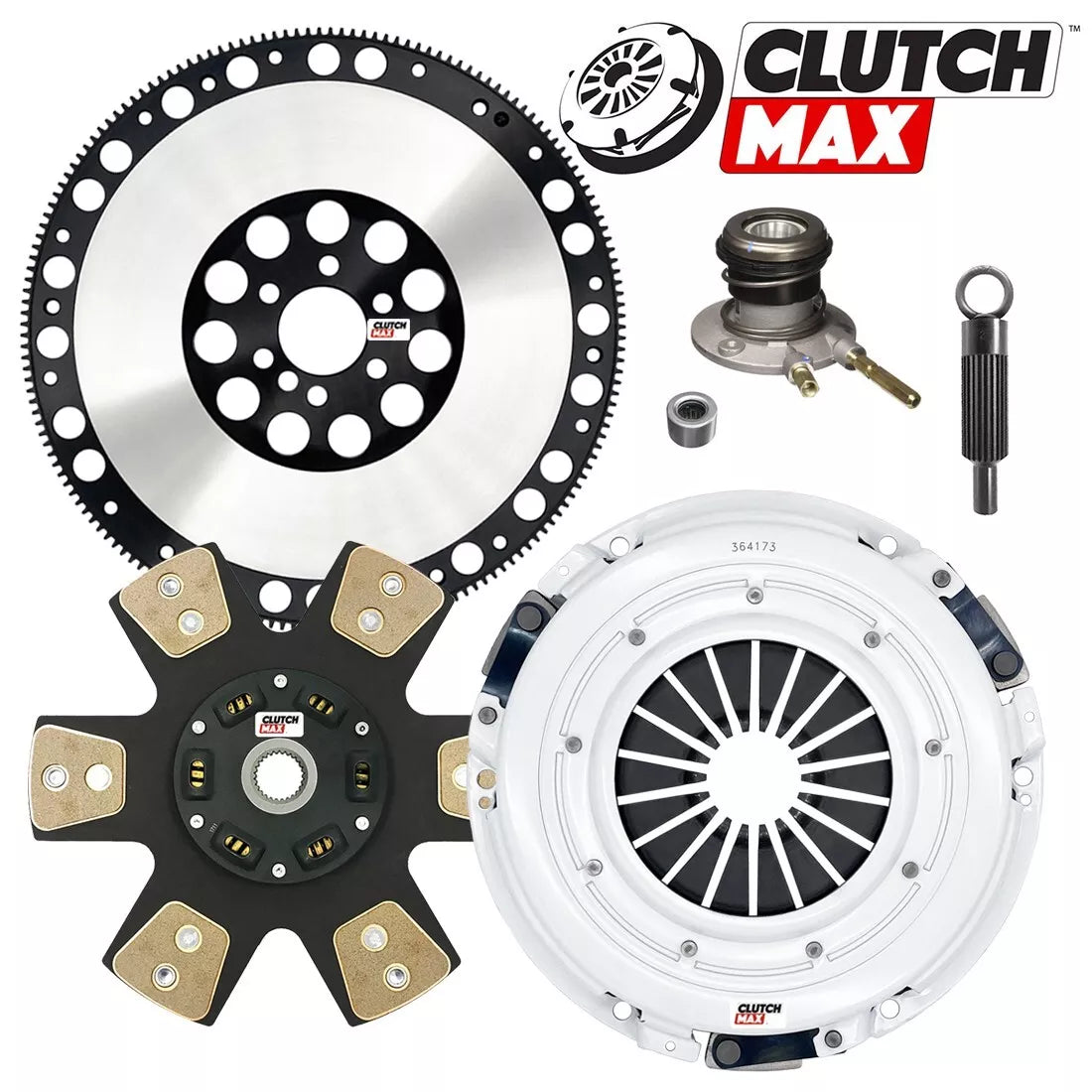 CLUTCHMAX STAGE 4 CLUTCH KIT & PERFORMANCE CHROMOLY FLYWHEEL BUNDLE SET [CM04222HDCWS-LSF04173-ST4]