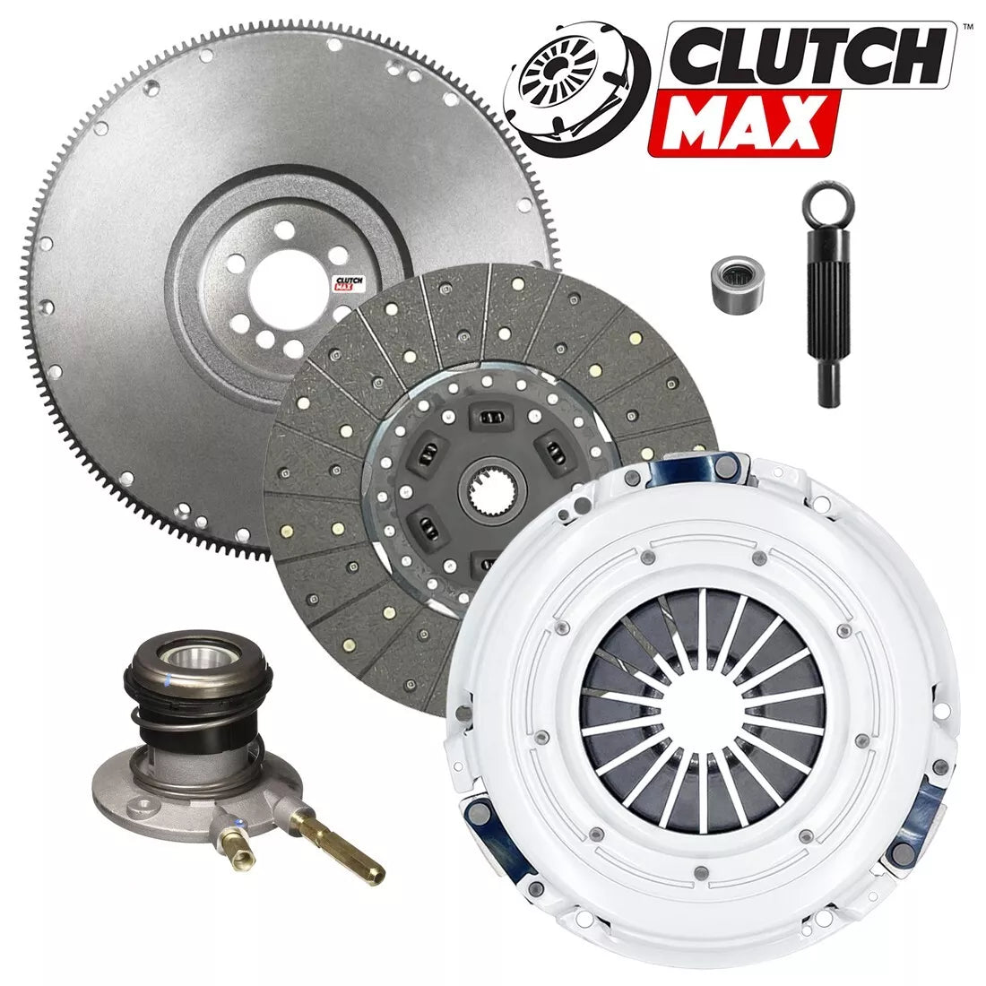 CLUTCHMAX OEM CLUTCH KIT & FLYWHEEL WITH SLAVE CYLINDER BUNDLE SET [CM04222HDWS-FW167578-CK]