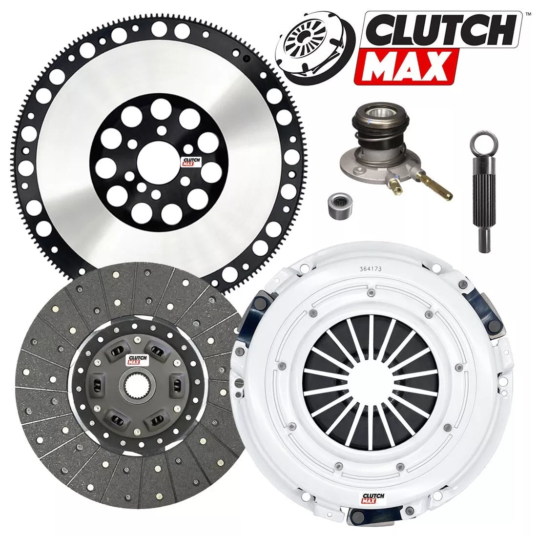 CLUTCHMAX STAGE 1 CLUTCH KIT & PERFORMANCE CHROMOLY FLYWHEEL BUNDLE SET [CM04222HDWS-LSF04173-ST1]