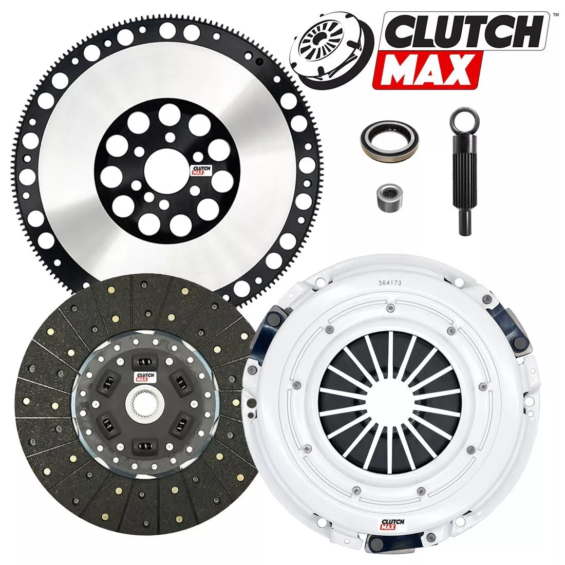 CLUTCHMAX  STAGE 2 CLUTCH KIT & PERFORMANCE CHROMOLY FLYWHEEL BUNDLE SET [CM04222SBLSF-ST2R]