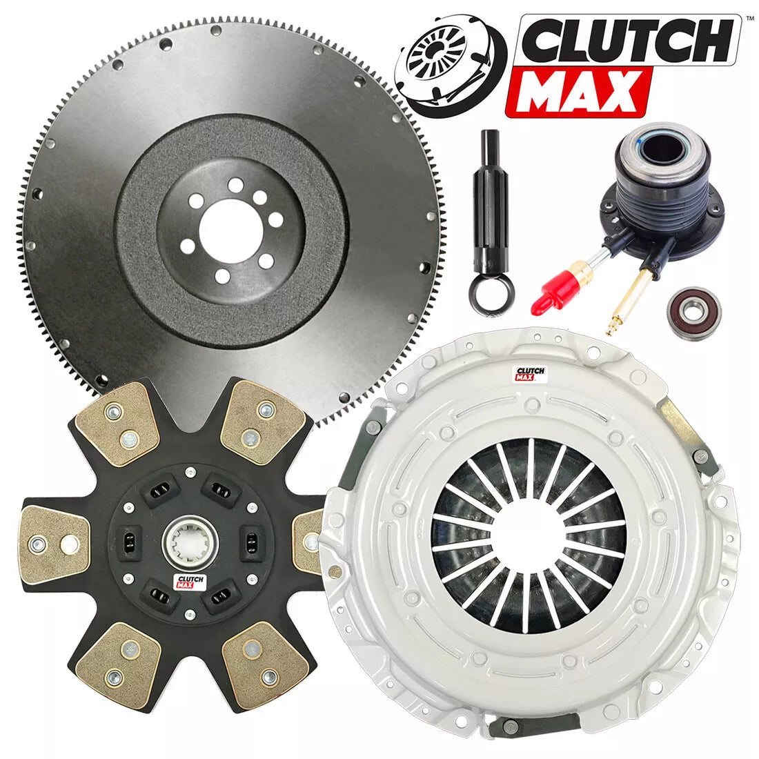 CLUTCHMAX  STAGE 3 CLUTCH KIT & FLYWHEEL WITH SLAVE CYLINDER BUNDLE SET [CM04231HDCWS-FW167575-ST3]