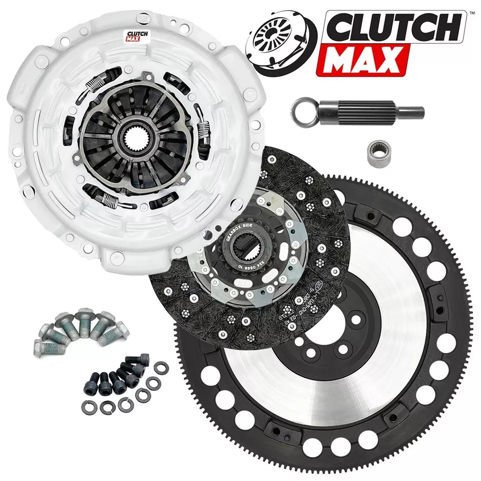 CLUTCHMAX OEM TWIN PLATE CLUTCH KIT & PERFORMANCE CHROMOLY FLYWHEEL BUNDLE SET [CM04232MP-CK]