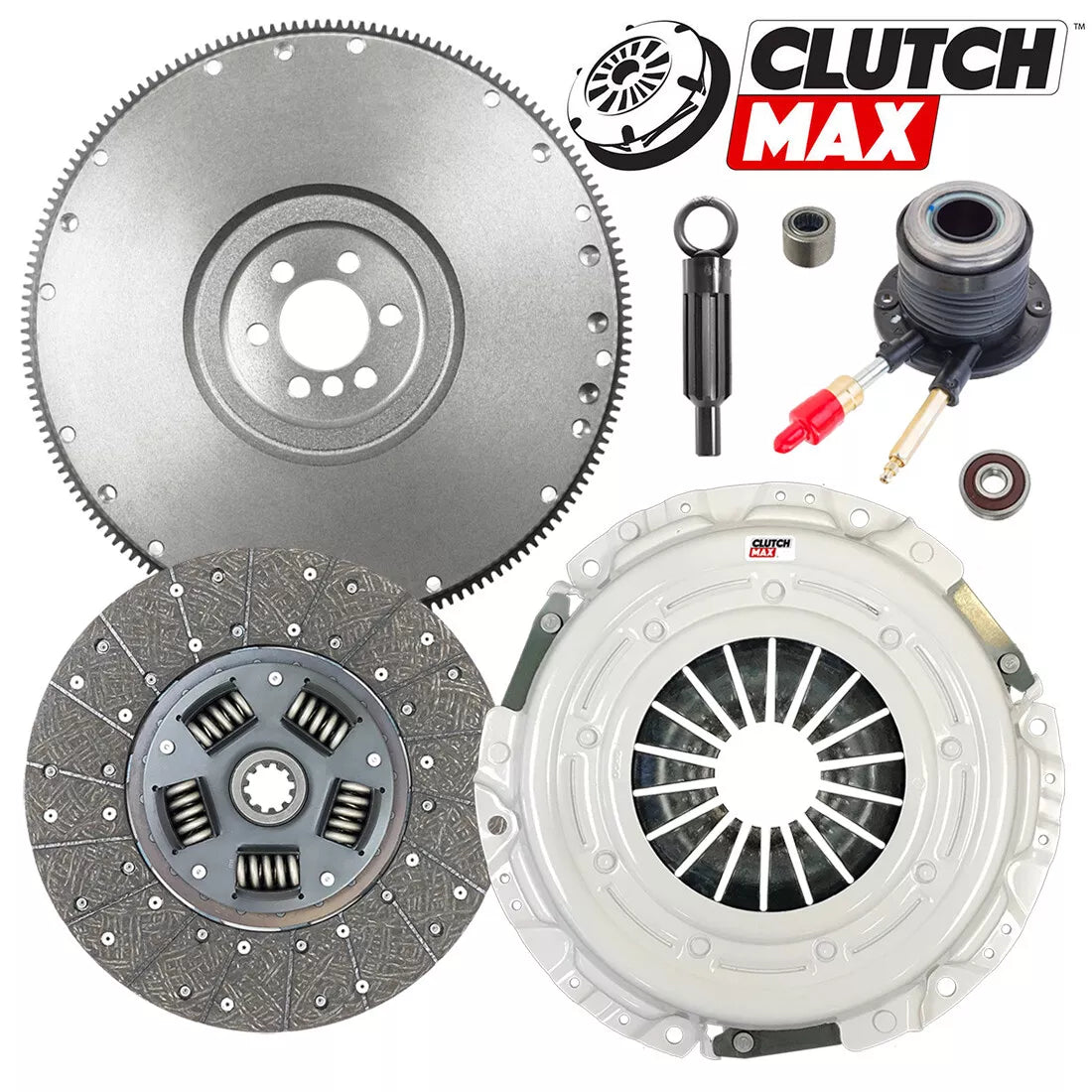 CLUTCHMAX  STAGE 1 CLUTCH KIT & FLYWHEEL WITH SLAVE CYLINDER BUNDLE SET [CM04253HDWS-FW167529-ST1]