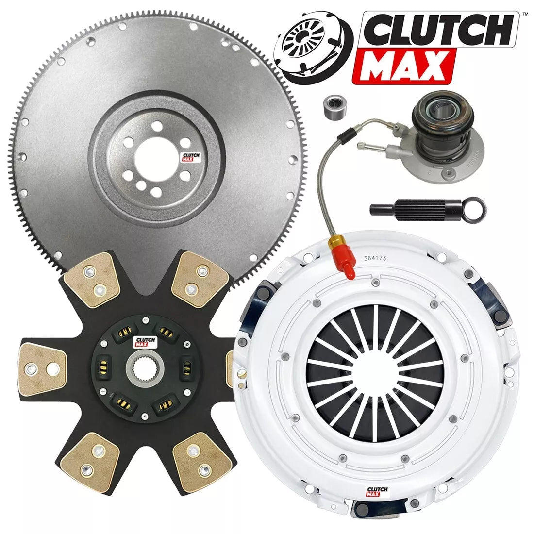 CLUTCHMAX  STAGE 4 CLUTCH KIT & FLYWHEEL WITH SLAVE CYLINDER BUNDLE SET [CM04273HDCWS-FW167578-ST4]