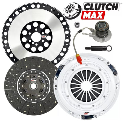 CLUTCHMAX  STAGE 2 CLUTCH KIT & PERFORMANCE CHROMOLY FLYWHEEL WITH SLAVE CYLINDER BUNDLE SET [CM04273HDWS-LSF04173-ST2]
