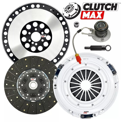 CLUTCHMAX  STAGE 2 CLUTCH KIT & PERFORMANCE CHROMOLY FLYWHEEL WITH SLAVE CYLINDER BUNDLE SET [CM04273SBWS-LSF04173-ST2X]