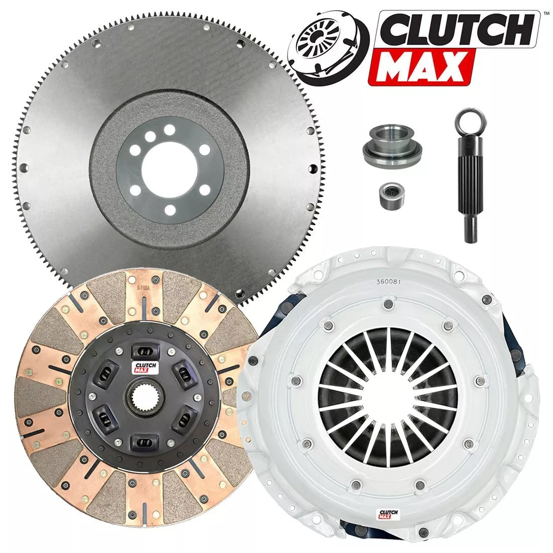 CLUTCHMAX  STAGE 3 CLUTCH KIT & FLYWHEEL BUNDLE SET [CM04504DF-FW167654-ST3]