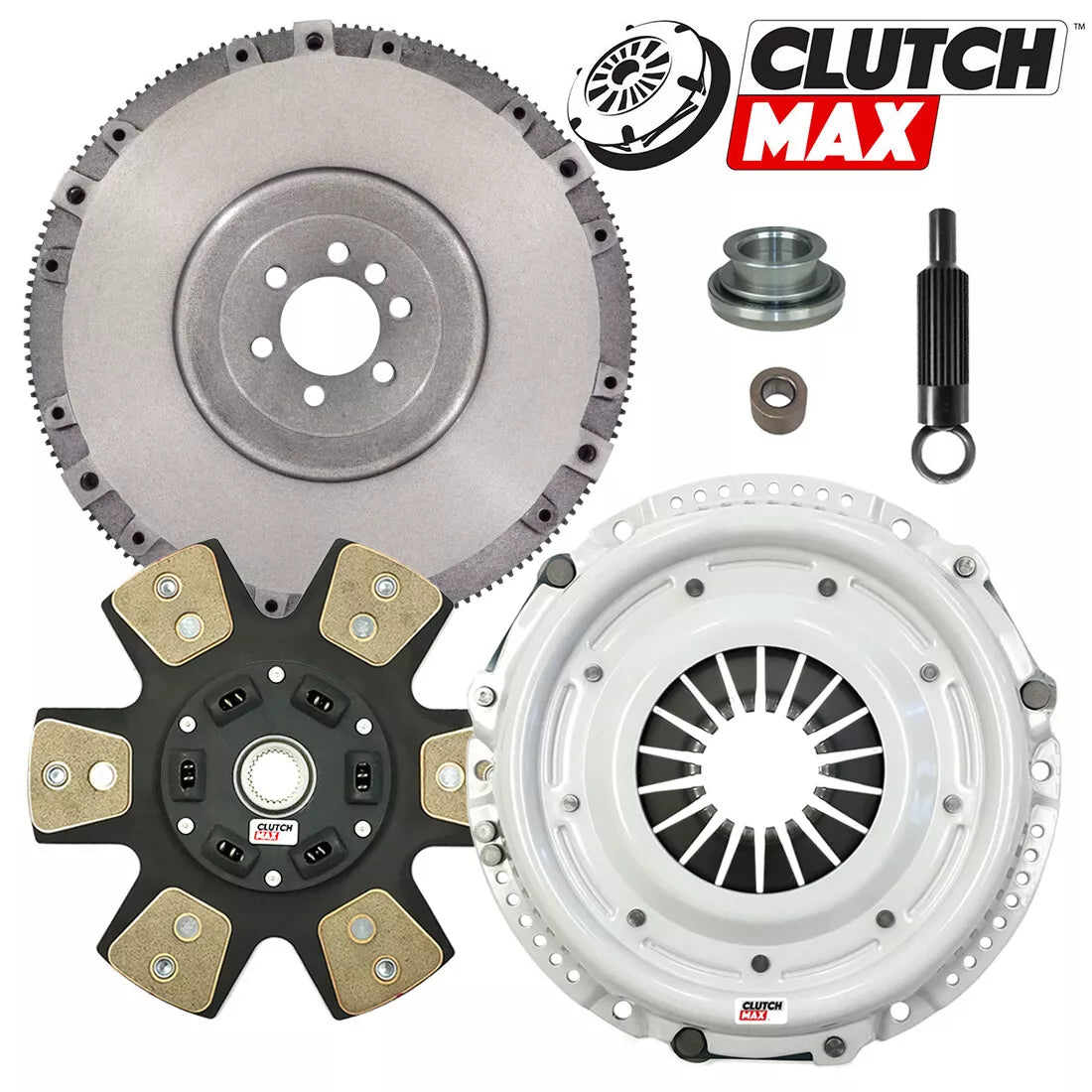CLUTCHMAX STAGE 4 CLUTCH KIT & FLYWHEEL BUNDLE SET [CM04514HDC-FW167527-ST4]
