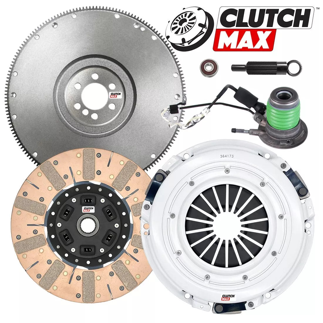 CLUTCHMAX  STAGE 3 CLUTCH KIT & FLYWHEEL WITH SLAVE CYLINDER BUNDLE SET [CM04803DFWS-FW167578-ST3]