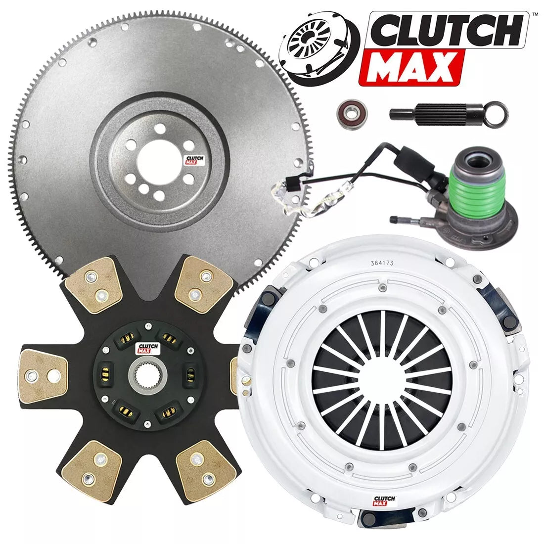 CLUTCHMAX  STAGE 4 CLUTCH KIT & FLYWHEEL WITH SLAVE CYLINDER BUNDLE SET [CM04803HDCWS-FW167578-ST4]