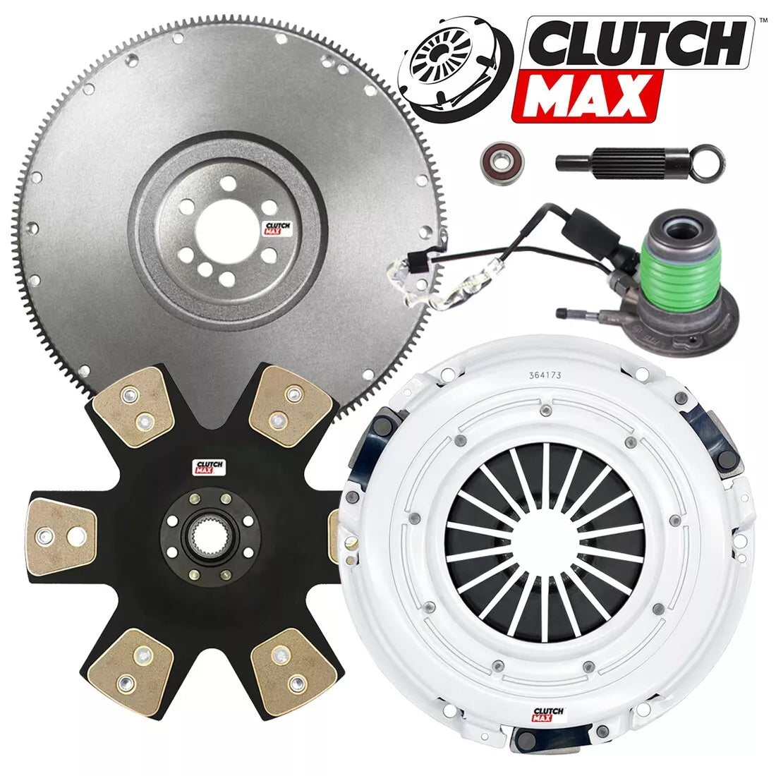 CLUTCHMAX  STAGE 5 CLUTCH KIT & FLYWHEEL WITH SLAVE CYLINDER BUNDLE SET [CM04803HDDWS-FW167578-ST5]