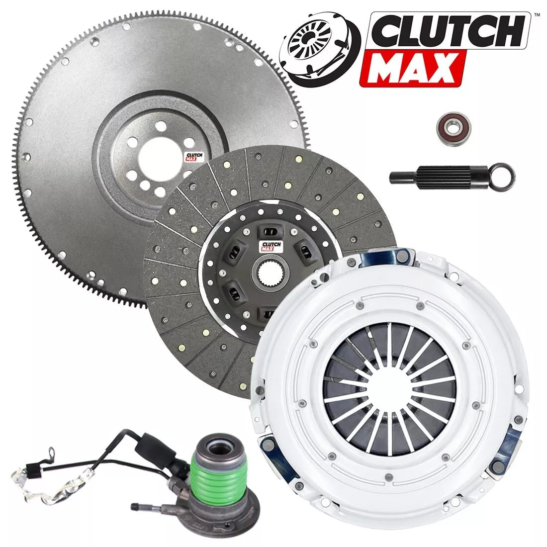 CLUTCHMAX  OEM CLUTCH KIT & FLYWHEEL WITH SLAVE CYLINDER BUNDLE SET [CM04803HDWS-FW167578-CK]
