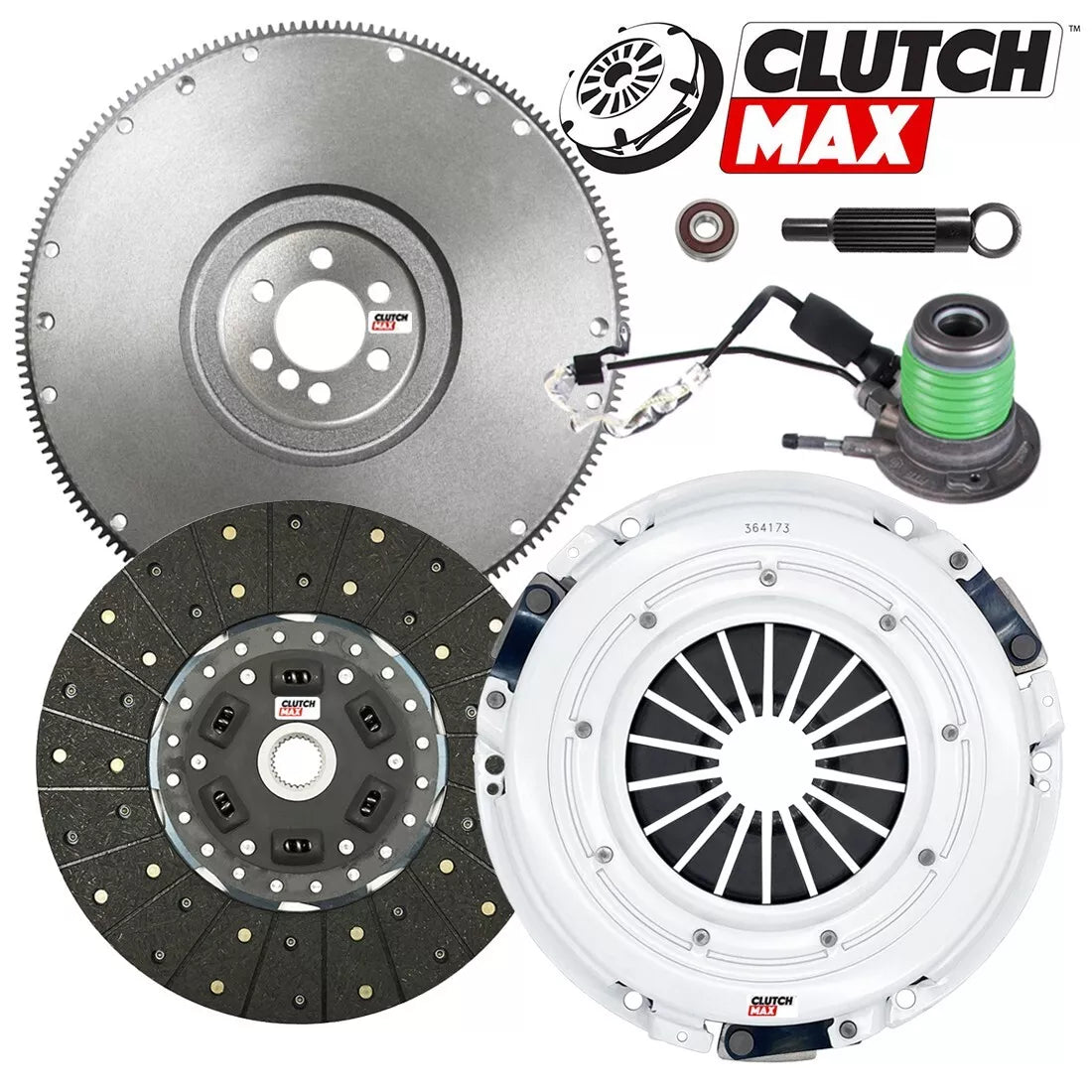 CLUTCHMAX  STAGE 2 CLUTCH KIT & FLYWHEEL WITH SLAVE CYLINDER BUNDLE SET [CM04803SBWS-FW167578-ST2X]