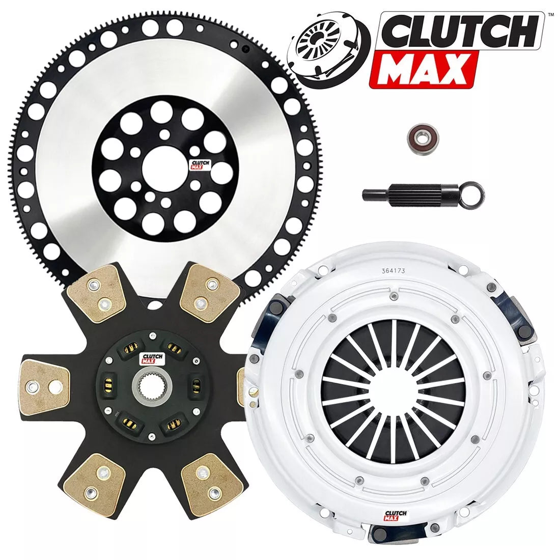 CLUTCHMAX  STAGE 4 CLUTCH KIT & PERFORMANCE CHROMOLY FLYWHEEL BUNDLE SET [CM04804HDCLSF-ST4]