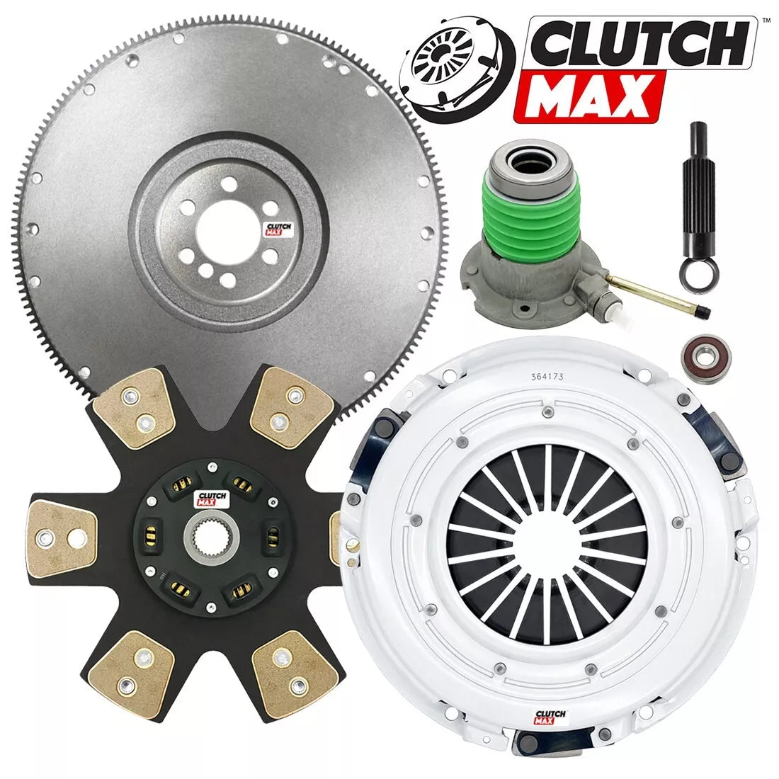 CLUTCHMAX  STAGE 4 CLUTCH KIT & FLYWHEEL WITH SLAVE CYLINDER BUNDLE SET [CM04804HDCWS-FW167578-ST4]