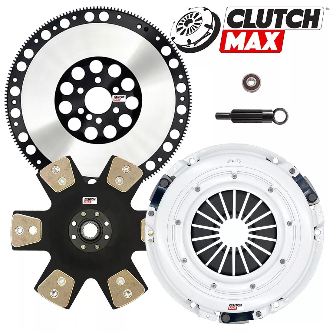 CLUTCHMAX  STAGE 5 CLUTCH KIT & PERFORMANCE CHROMOLY FLYWHEEL BUNDLE SET [CM04804HDDLSF-ST5]