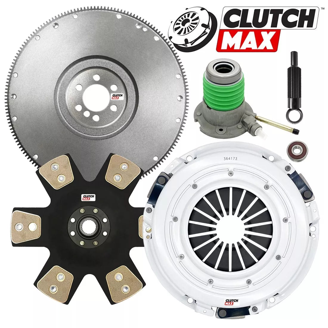 CLUTCHMAX  STAGE 5 CLUTCH KIT & FLYWHEEL WITH SLAVE CYLINDER BUNDLE SET [CM04804HDDWS-FW167578-ST5]